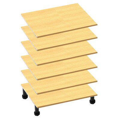 Cooke Lewis Oak effect 600mm Larder shelf pack Tradepoint