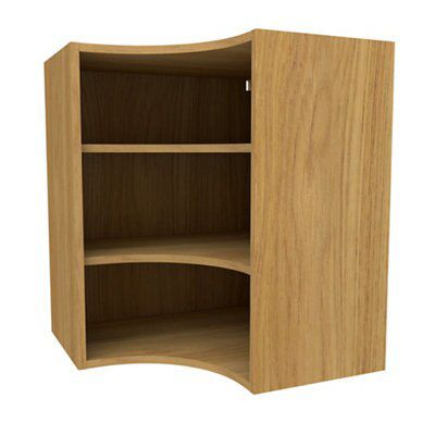 Oak kitchen store wall unit