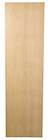 Cooke & Lewis Oak Veneer Shaker Tall Larder Clad on panel (H)2100mm