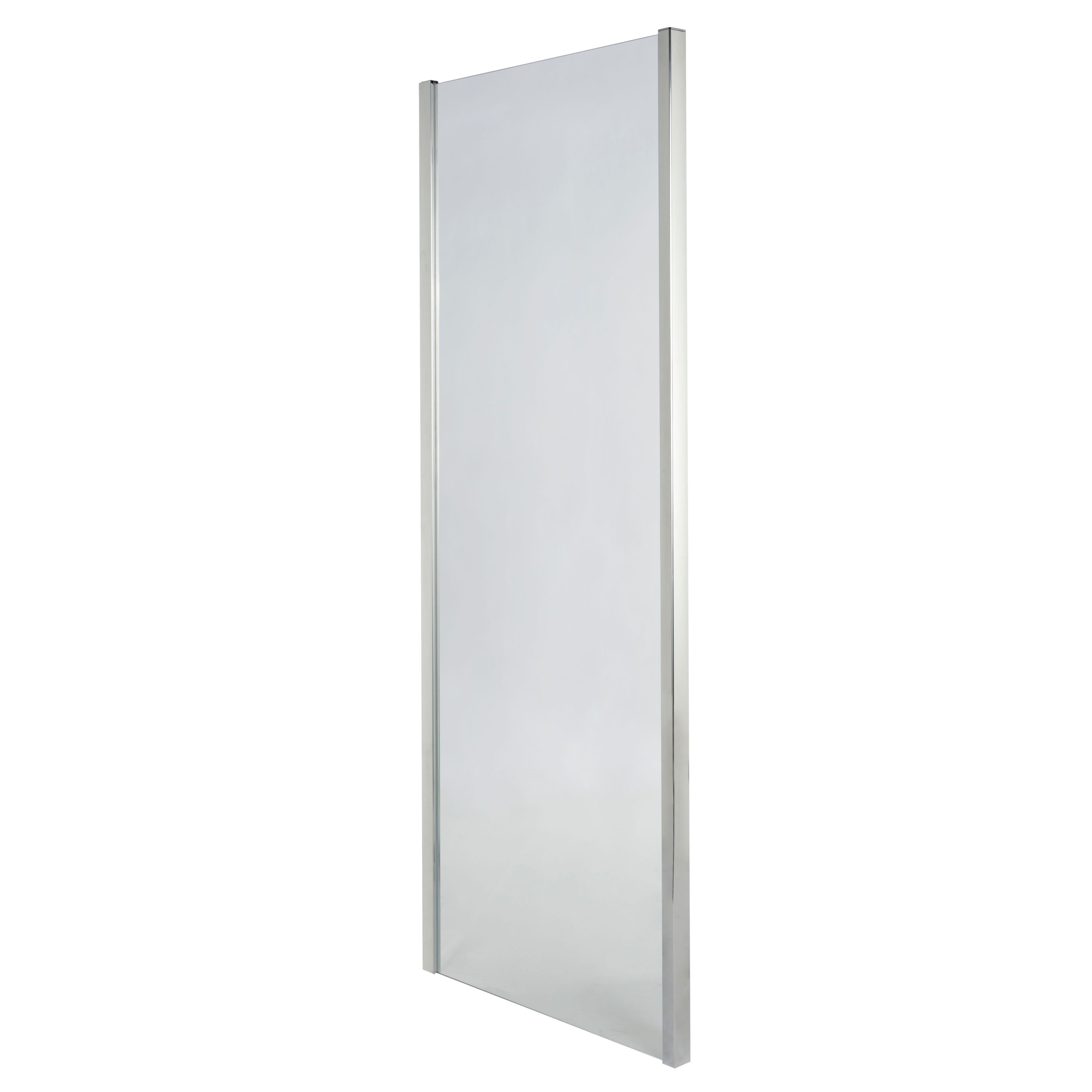 Cooke & Lewis Onega Chrome effect Chrome effect Clear Fixed Shower panel (H)190cm (W)80cm