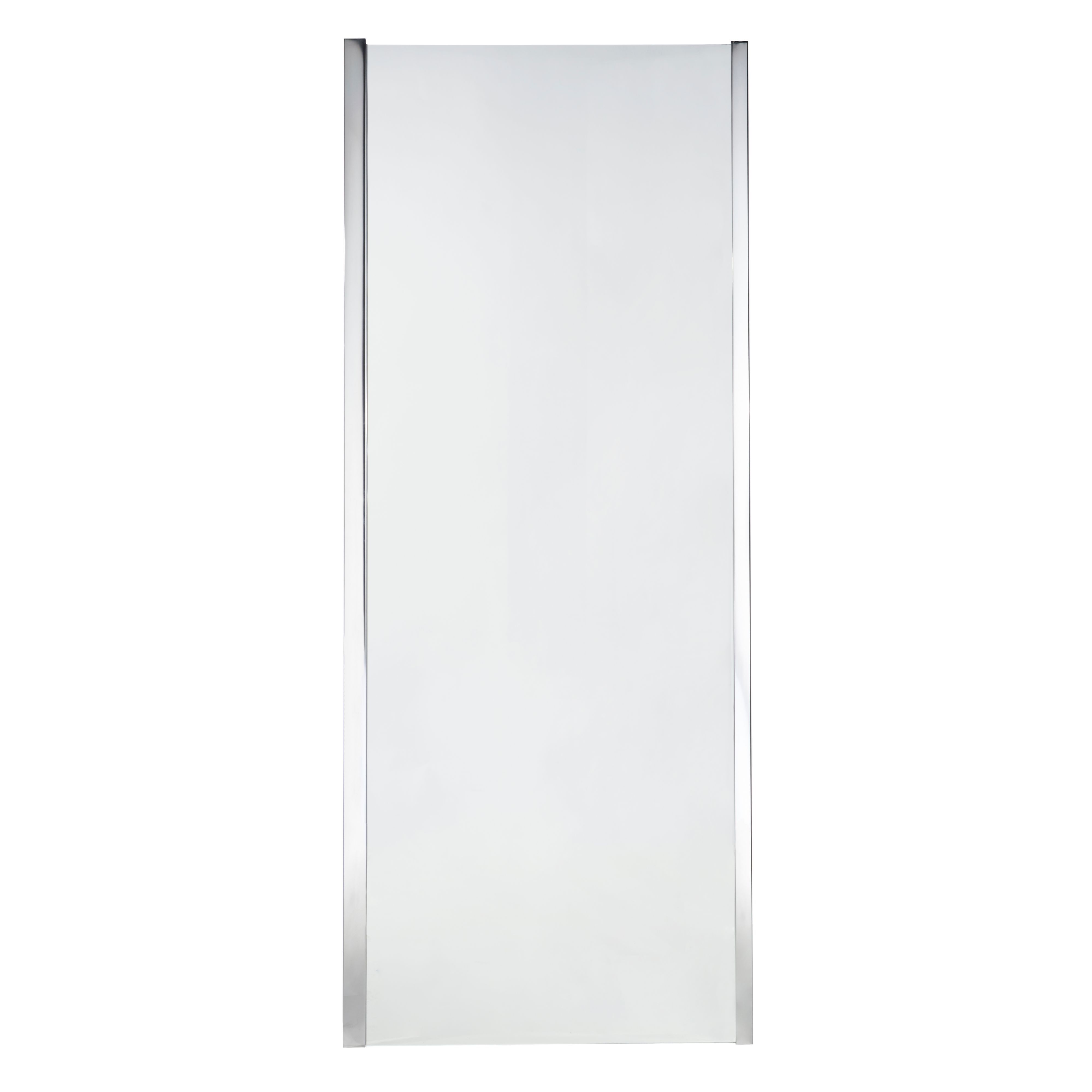 Cooke & Lewis Onega Chrome effect Chrome effect Clear Fixed Shower panel (H)190cm (W)80cm