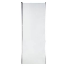 Cooke & Lewis Onega Chrome effect Chrome effect Clear Fixed Shower panel (H)190cm (W)80cm