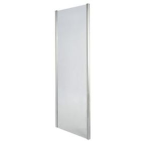 Cooke & Lewis Onega Chrome effect Clear Fixed Shower panel (H)190cm (W)90cm