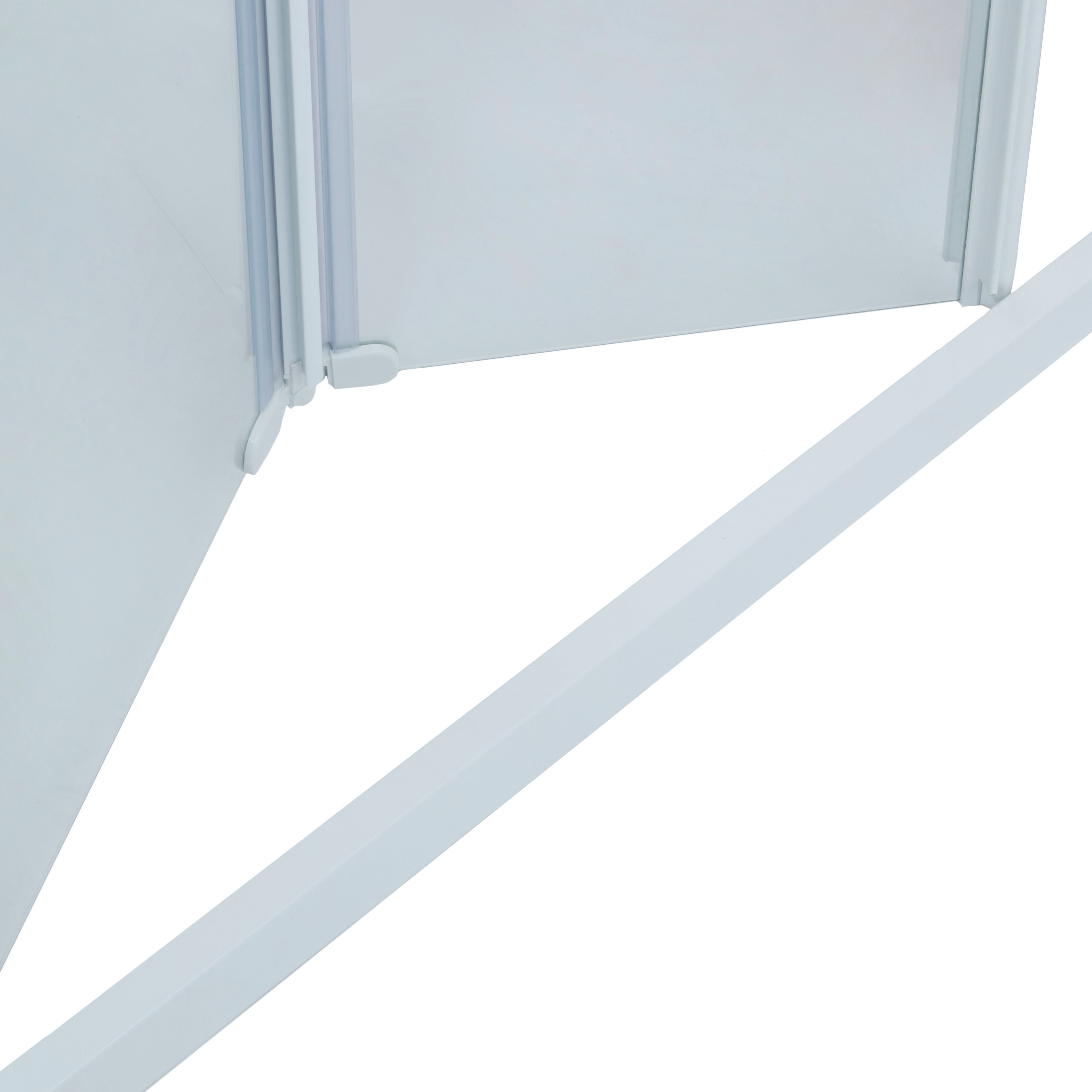 Cooke & Lewis Onega Frosted Bi-fold Shower Door (H)190cm (W)76cm