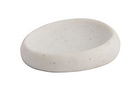 Cooke & Lewis Padma White Polyresin Soap dish (W)10.38cm