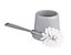 Cooke & Lewis Palmi Silver Plastic Silver effect Toilet brush & holder
