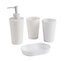 Cooke & Lewis Palmi White Plastic Freestanding Soap dispenser