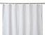 Cooke & Lewis Palmi White Shower curtain (L)1800mm