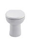 Cooke & Lewis Perdita White Back to wall Toilet with Soft close seat