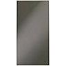 Cooke & Lewis Raffello High Gloss Anthracite Cabinet door (W)300mm (H)1912mm (T)18mm, Set of 2