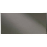 Cooke & Lewis Raffello High Gloss Anthracite Cabinet door (W)600mm