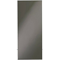Cooke & Lewis Raffello High Gloss Anthracite Slab Tall Appliance & larder Clad on wall panel (H)937mm (W)359mm