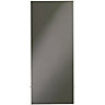 Cooke & Lewis Raffello High Gloss Anthracite Slab Tall Appliance & larder Clad on wall panel (H)937mm (W)359mm