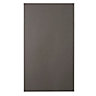 Cooke & Lewis Raffello High Gloss Anthracite Standard Cabinet door (W)450mm