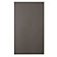 Cooke & Lewis Raffello High Gloss Anthracite Standard Cabinet door (W)450mm