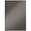 Cooke & Lewis Raffello High Gloss Anthracite Standard Cabinet door (W)500mm (H)715mm (T)18mm