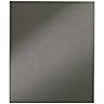 Cooke & Lewis Raffello High Gloss Anthracite Standard Cabinet door (W)600mm (H)715mm (T)18mm