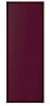 Cooke & Lewis Raffello High Gloss Aubergine Bridging door & pan drawer front, (W)1000mm (H)356mm (T)18mm