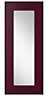 Cooke & Lewis Raffello High Gloss Aubergine Cabinet door (W)300mm (H)715mm (T)18mm