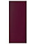 Cooke & Lewis Raffello High Gloss Aubergine Standard Cabinet door (W)300mm (H)715mm (T)18mm