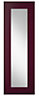 Cooke & Lewis Raffello High Gloss Aubergine Tall Cabinet door (W)300mm (H)895mm (T)18mm