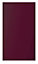 Cooke & Lewis Raffello High Gloss Aubergine Tall Cabinet door (W)500mm (H)895mm (T)18mm