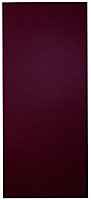 Cooke & Lewis Raffello High Gloss Aubergine Tall Cabinet door (W)600mm (H)1377mm (T)18mm