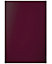 Cooke & Lewis Raffello High Gloss Aubergine Tall Cabinet door (W)600mm (H)895mm (T)18mm