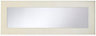 Cooke & Lewis Raffello High Gloss Cream Bridging Glazed bridging door & pan drawer front, (W)1000mm (H)356mm (T)18mm