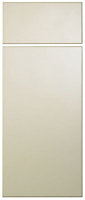 Cooke & Lewis Raffello High Gloss Cream Drawerline door & drawer front, (W)300mm (H)715mm (T)18mm