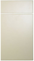 Cooke & Lewis Raffello High Gloss Cream Drawerline door & drawer front, (W)400mm (H)715mm (T)18mm