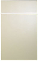 Cooke & Lewis Raffello High Gloss Cream Drawerline door & drawer front, (W)450mm (H)715mm (T)18mm