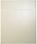 Cooke & Lewis Raffello High Gloss Cream Drawerline door & drawer front, (W)600mm (H)715mm (T)18mm