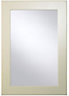 Cooke & Lewis Raffello High Gloss Cream Glazed Cabinet door (W)500mm
