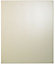Cooke & Lewis Raffello High Gloss Cream Integrated appliance Cabinet door (W)600mm (H)715mm (T)18mm