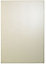 Cooke & Lewis Raffello High Gloss Cream Slab Appliance & larder Clad on base panel (H)900mm (W)640mm