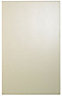 Cooke & Lewis Raffello High Gloss Cream Standard Cabinet door (W)450mm (H)715mm (T)18mm