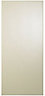 Cooke & Lewis Raffello High Gloss Cream Tall Cabinet door (W)400mm (H)895mm (T)18mm