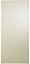 Cooke & Lewis Raffello High Gloss Cream Tall Cabinet door (W)400mm (H)895mm (T)18mm