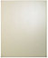 Cooke & Lewis Raffello High Gloss Cream Tall single oven housing Cabinet door (W)600mm (H)737mm (T)18mm
