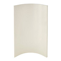 Cooke & Lewis Raffello High Gloss Cream Tall wall internal Cabinet door (W)250mm