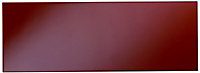 Cooke & Lewis Raffello High Gloss Red Bridging door & pan drawer front, (W)1000mm (H)356mm (T)18mm