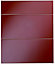 Cooke & Lewis Raffello High Gloss Red Drawer front, Set of 3