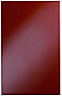 Cooke & Lewis Raffello High Gloss Red Standard Cabinet door (W)450mm (H)715mm (T)18mm