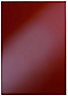 Cooke & Lewis Raffello High Gloss Red Standard Cabinet door (W)500mm (H)715mm (T)18mm