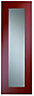 Cooke & Lewis Raffello High Gloss Red Tall Cabinet door (W)300mm