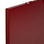 Cooke & Lewis Raffello High Gloss Red Tall Cabinet door (W)400mm (H)895mm (T)18mm
