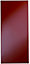 Cooke & Lewis Raffello High Gloss Red Tall Cabinet door (W)400mm