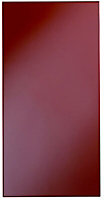 Cooke & Lewis Raffello High Gloss Red Tall Cabinet door (W)450mm (H)895mm (T)18mm