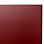 Cooke & Lewis Raffello High Gloss Red Tall Cabinet door (W)600mm